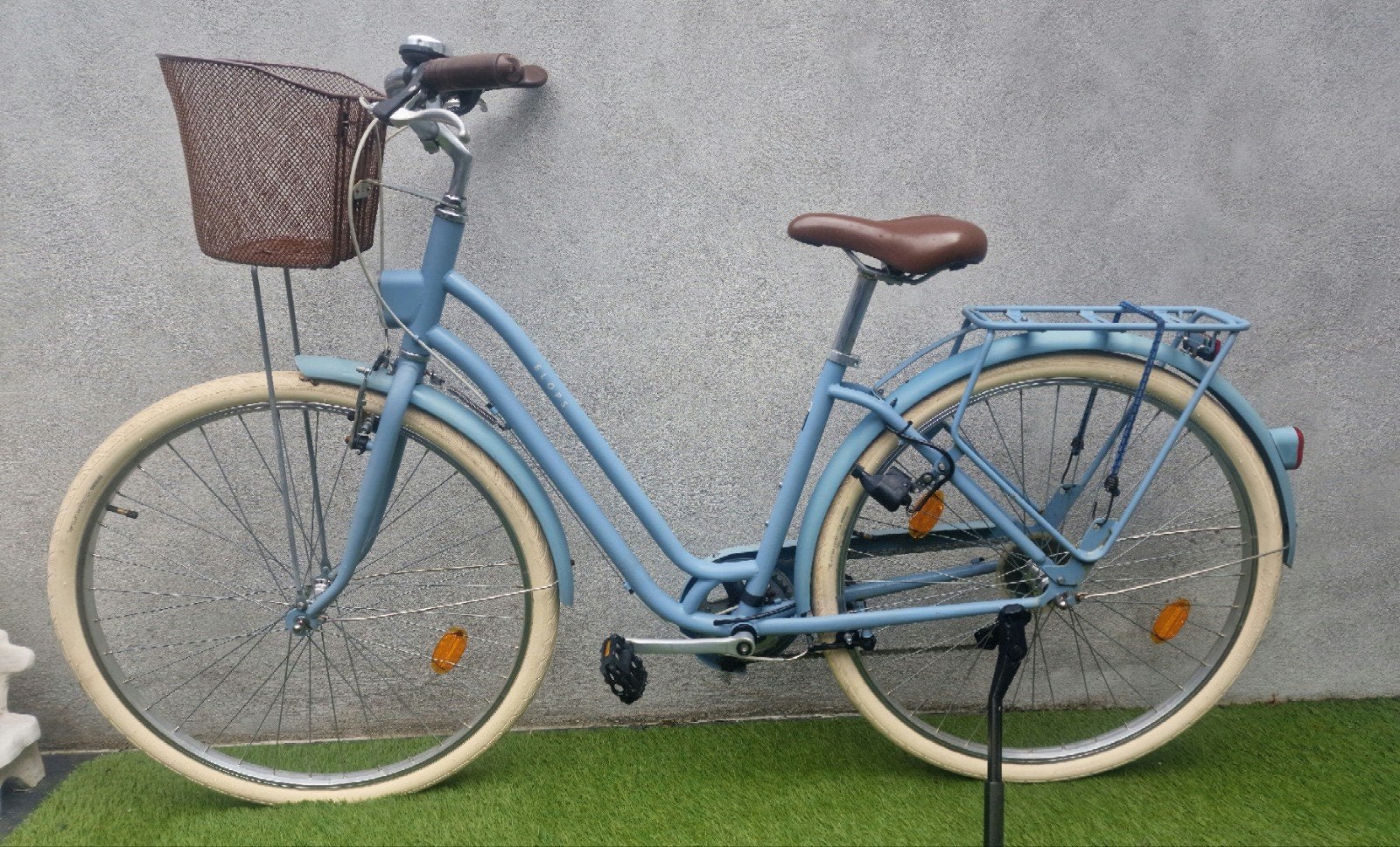 elops damesfiets, Ophalen, Gebruikt, Velgrem, Versnellingen