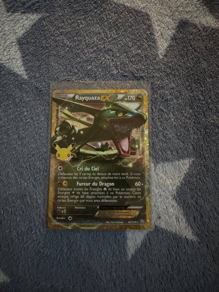 Rayquaza ex - 30ᵉ Anniversaire, Enlèvement ou Envoi, Neuf, Cartes en vrac, Foil