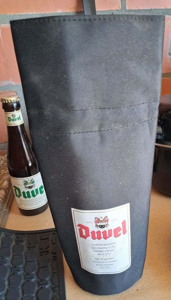 Duvel fles verpakking nylon stof H 30CM, Divers, Emballage cadeau, Enlèvement, Neuf, Sac cadeau