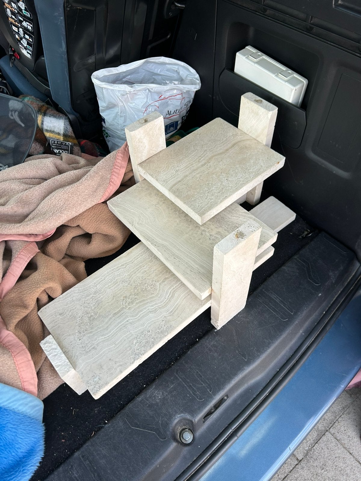 Gezocht: Hersteller travertin tafel reparatie restauratie, Ophalen, Overige materialen, 100 tot 150 cm, 50 tot 100 cm