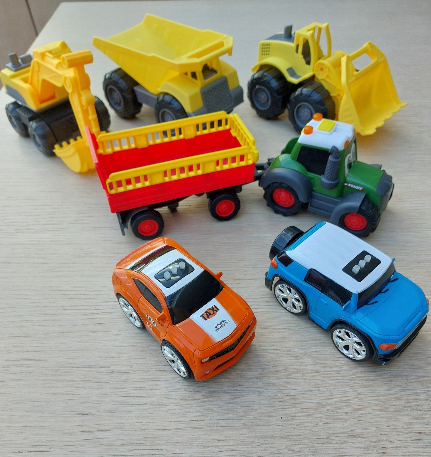 Auto´s en stapelbox, Ophalen