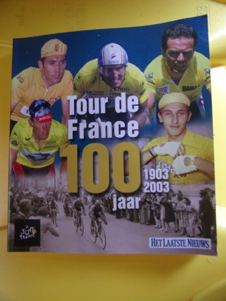 Tour de France 100 (1903-2003) Jubileumboek, Ophalen of Verzenden, Zo goed als nieuw, Lopen en Fietsen