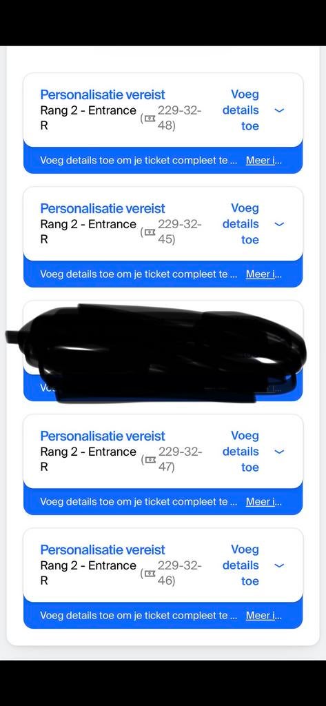 Kanye West YE Tickets Gelredome Rang 2 4x naast elkaar, Tickets & Billets