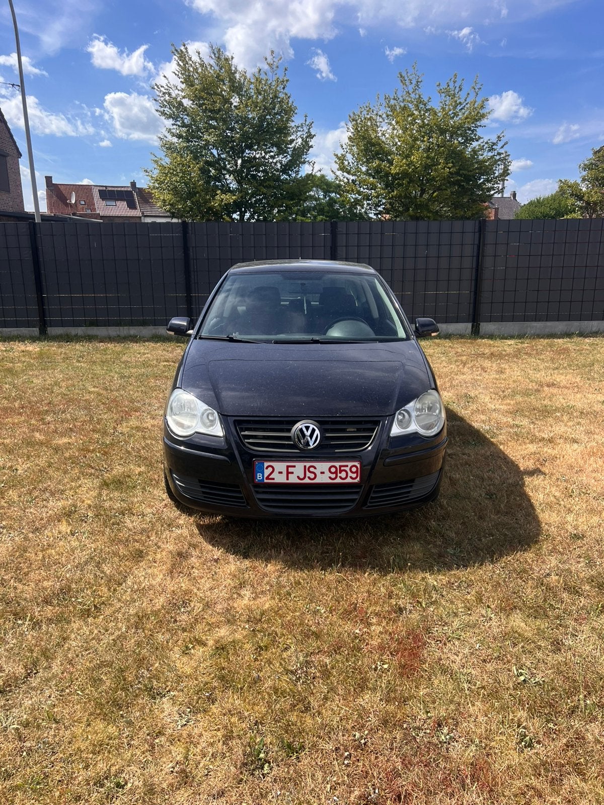 VW POLO 2006, Auto's, Voorwielaandrijving, Zwart, Handgeschakeld, Grijs