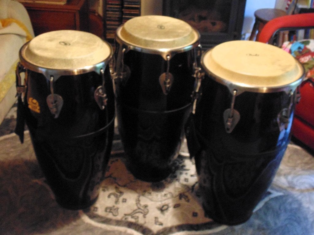 conga, quinto et tumba Pearl Elite avec houses, Musique & Instruments, Enlèvement, Comme neuf, Pearl