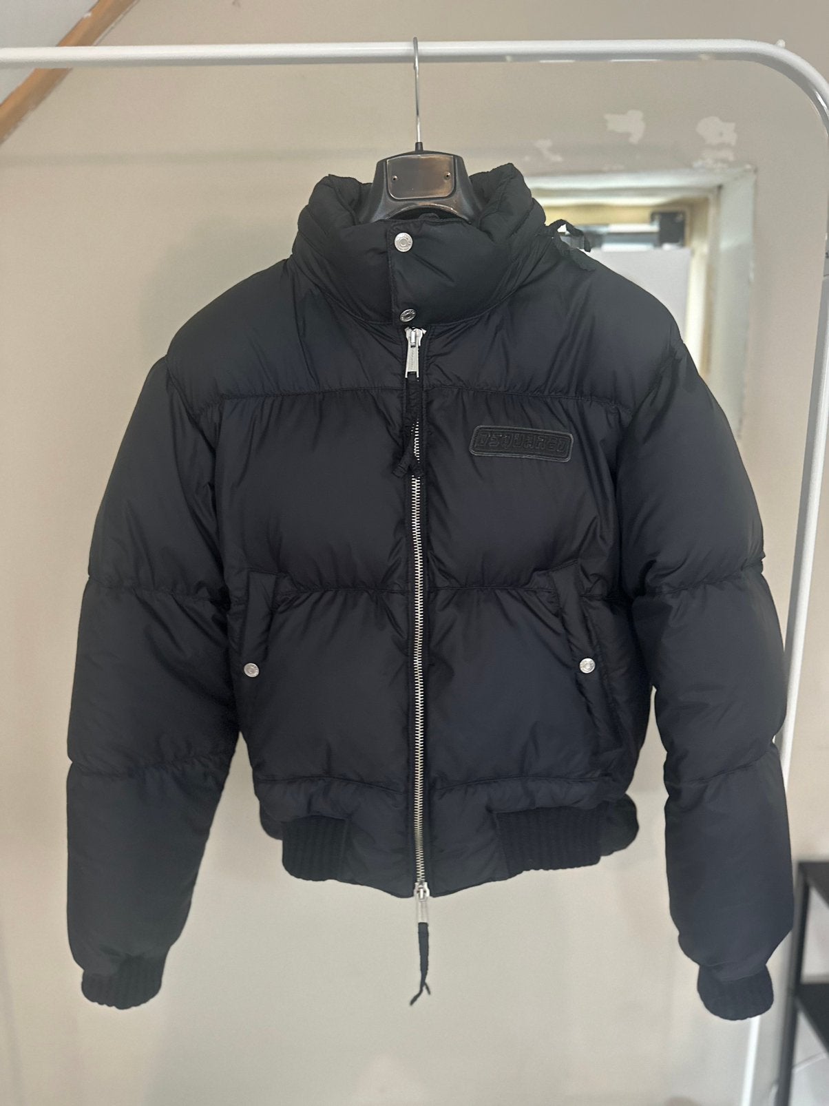 DSQUARED2 Bomberjack - Echt ganzendons, Ophalen of Verzenden, Nieuw, Maat 46 (S) of kleiner, Zwart