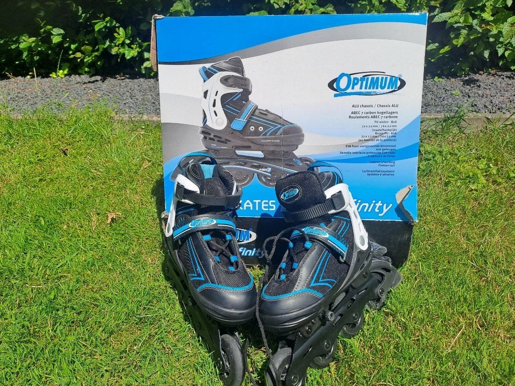 skeelers, Sport en Fitness, Skeelers, Verstelbaar, Kinderen, Zo goed als nieuw, Inline skates 4 wielen