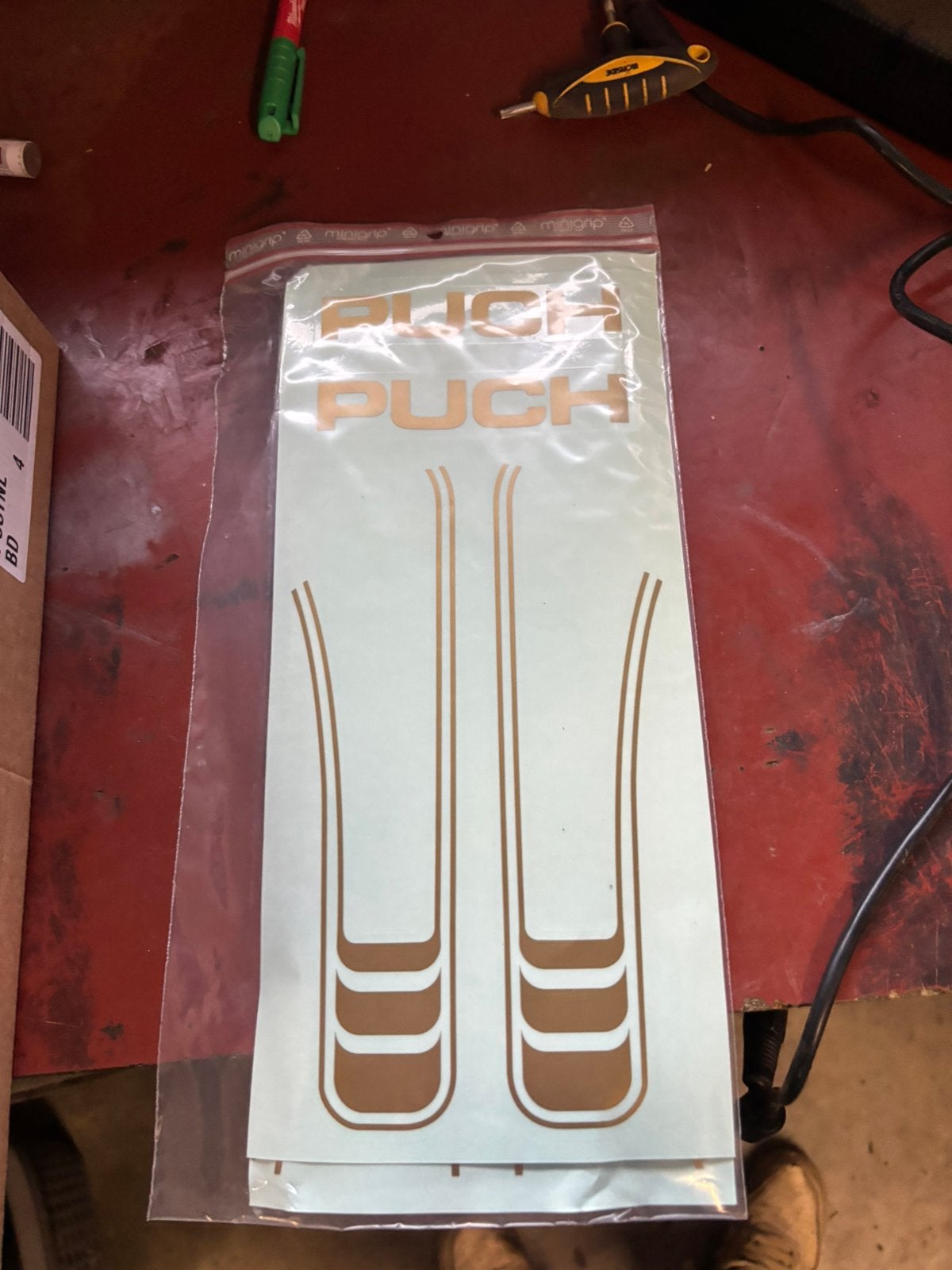 Puch maxi  stickers gold, Enlèvement, Neuf