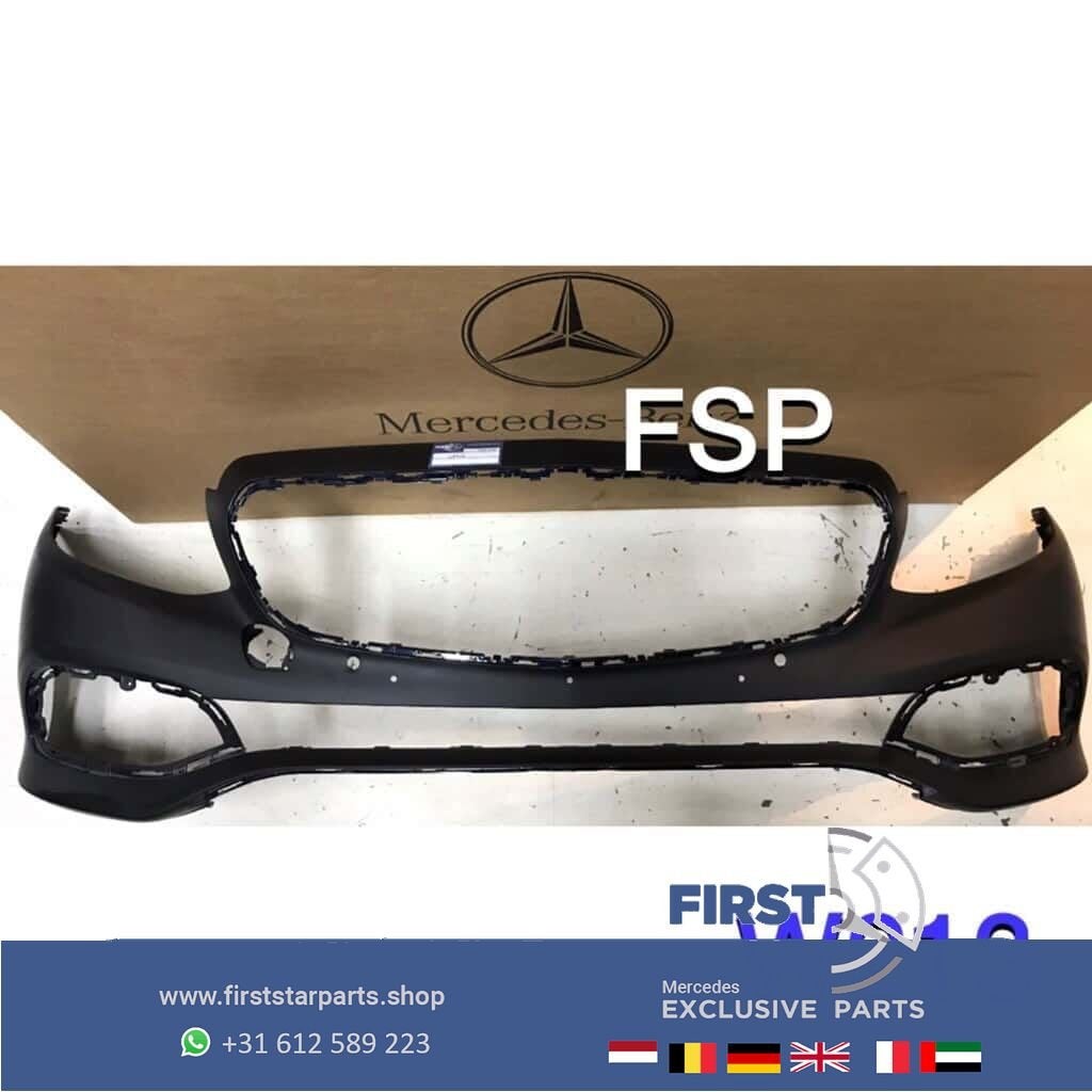 W213 VOORBUMPER Mercedes E Klasse 2016-2020 ORIGINEEL ZWART, Utilisé, -, Avant, -