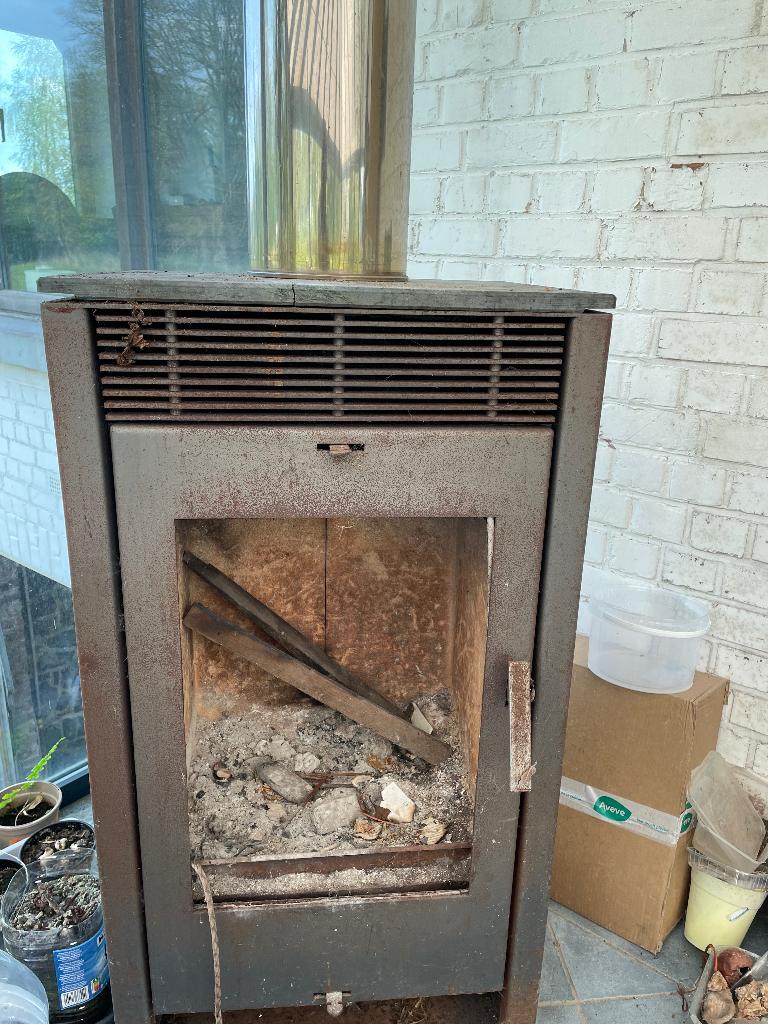 Poêle a bois ancien, Ophalen, Gebruikt, Hoog rendement (Hr), Kachel