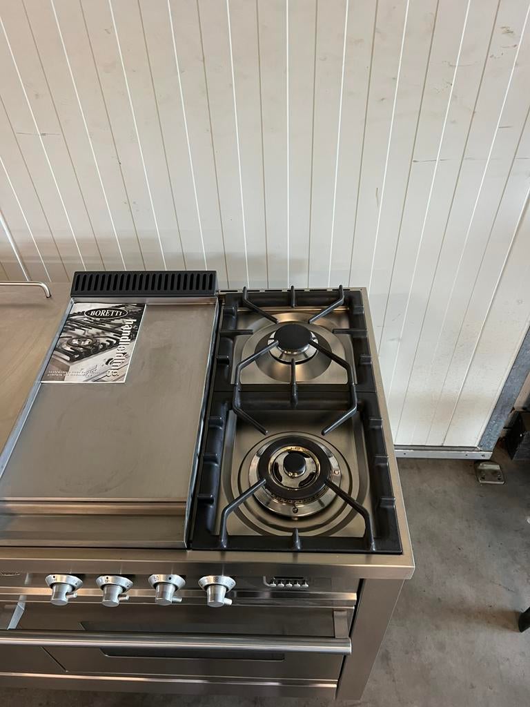 Luxe Boretti Fornuis 8 pits RVS dubbele oven - 150 cm breed, Electroménager, Enlèvement