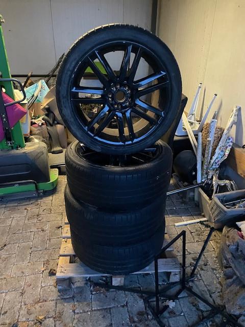 Set velgen Multisteek 19 inch + bandenset Hangcook, Auto-onderdelen, Banden en Velgen, Velg(en), Personenwagen, Zomerbanden, Ophalen
