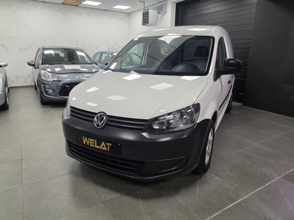 VW CADDY LICHTE VRACHT 2011 BENZINE/CARPLAY/NAVI-TOP STAAT, Auto's, Bluetooth, Euro 5, Caddy Combi, Wit