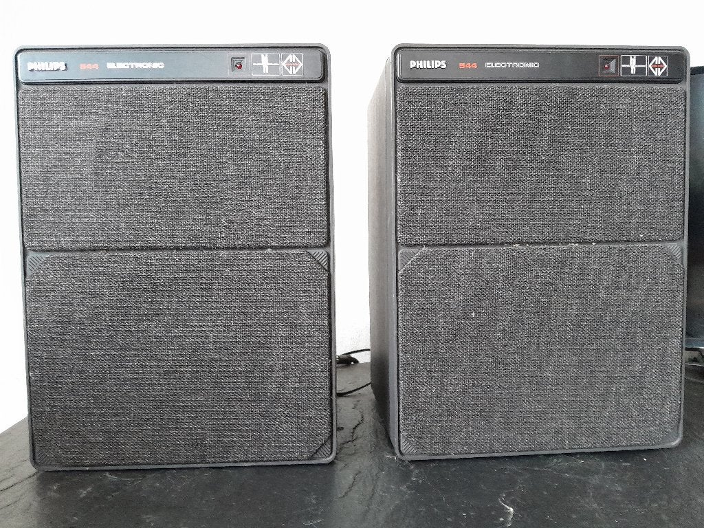 Philips 544 luidsprekers, Ophalen, Zo goed als nieuw, 120 tot 150 watt, Philips