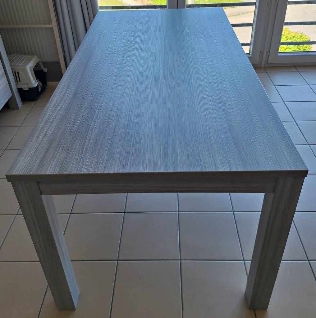 Table de salle à manger, Teck, 150 à 200 cm, Cinq personnes ou plus, Comme neuf
