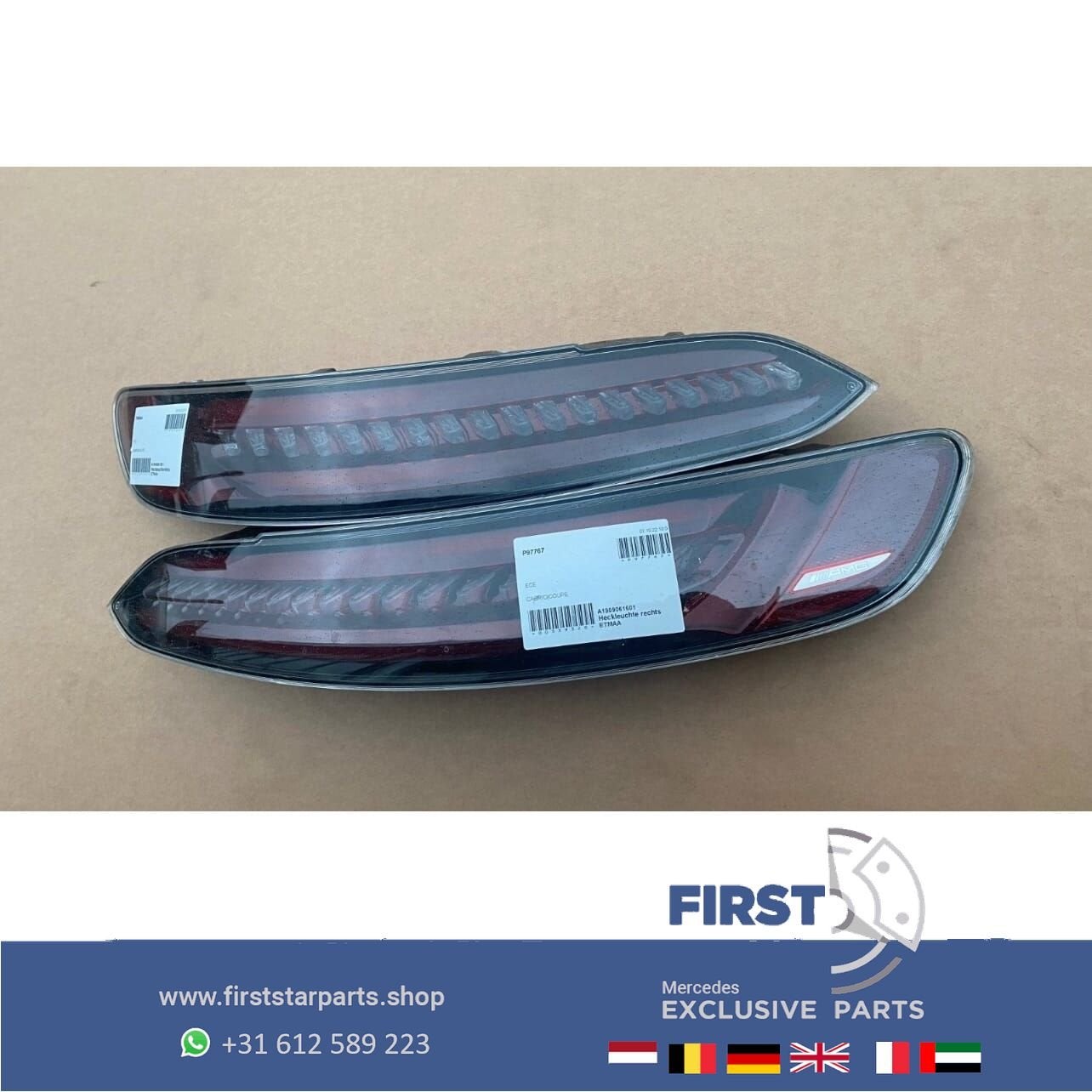 W190 C190 R190 GT GTR FACELIFT LED ACHTERLICHT LINKS of RECH, Gebruikt, -, Ophalen of Verzenden, -