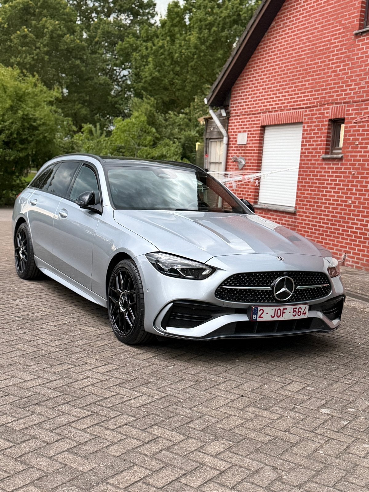C300e hybride amg line estate break panaromischdak, Auto's, Mercedes-Benz, Automaat, 4 cilinders, 2120 kg, 13 g/km