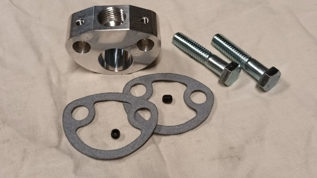 sandwich plate, olie temperatuur sensor Klassieke Mini, Auto-onderdelen, Dashboard en Schakelaars, Mini, Rover, Austin, Nieuw