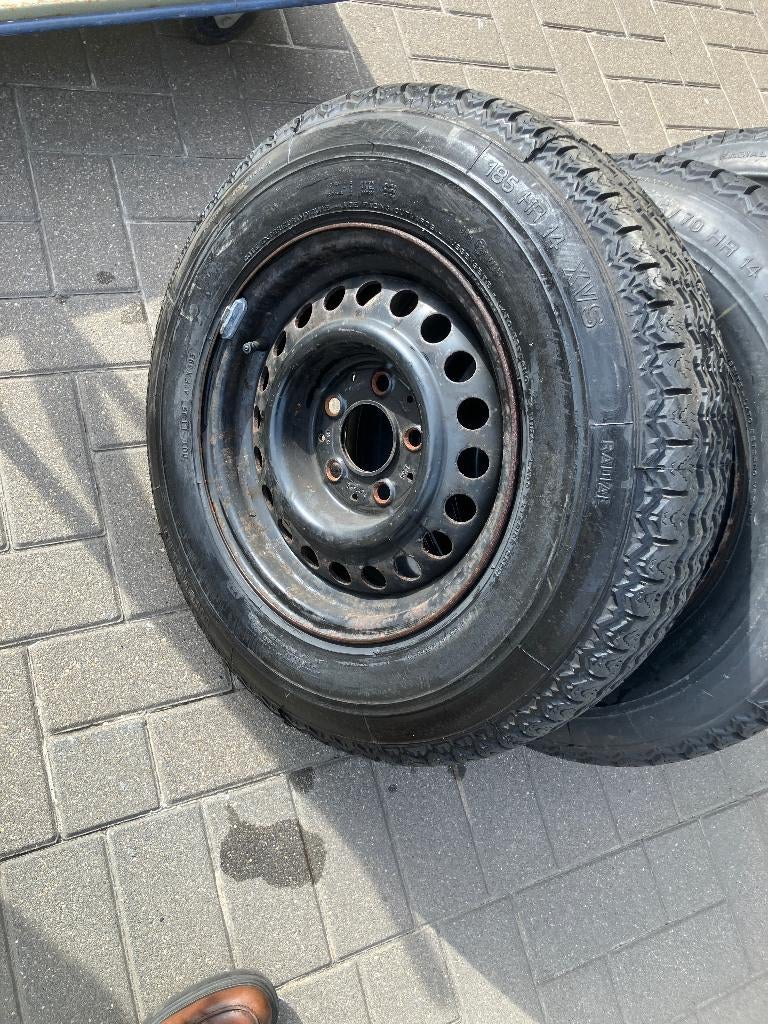 mercedes velgen+banden, Auto-onderdelen, Ophalen, 14 inch, Gebruikt, Banden en Velgen