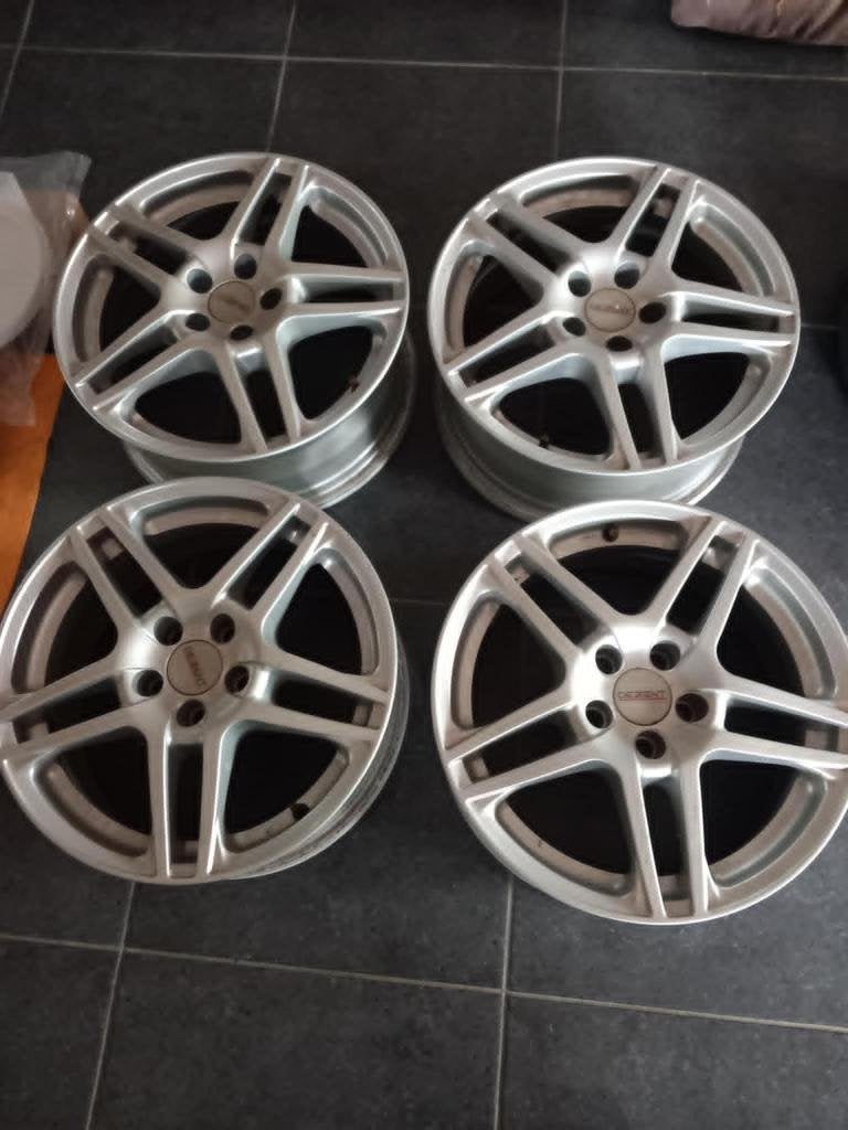 JANTES EN ALUMINIUM MERCEDES DEZENT, 16 pouces, Véhicule de tourisme, Enlèvement, Utilisé