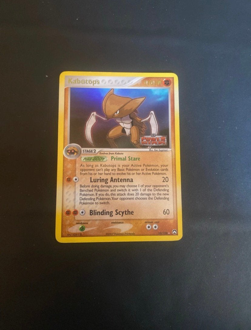 Kabutops Reverse Hollow Pokemon Power Keepers, Hobby en Vrije tijd, Verzamelkaartspellen | Magic the Gathering, Verzenden, Gebruikt