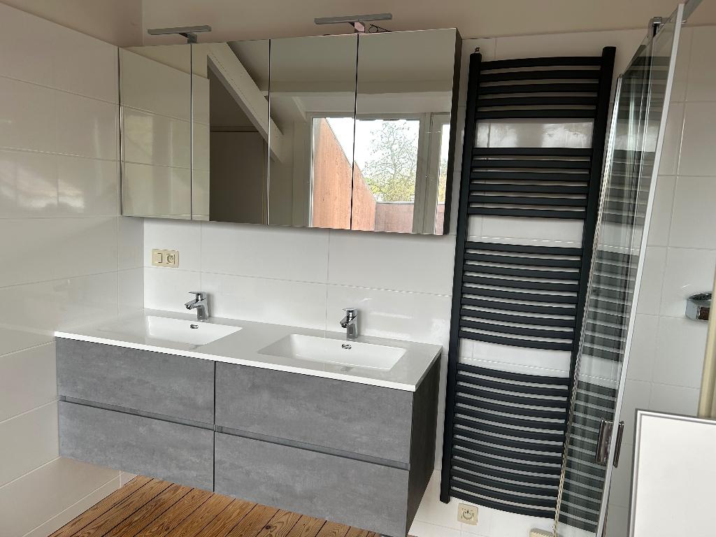 Meubles salle de bain + douche, Enlèvement, Comme neuf, Avec douche