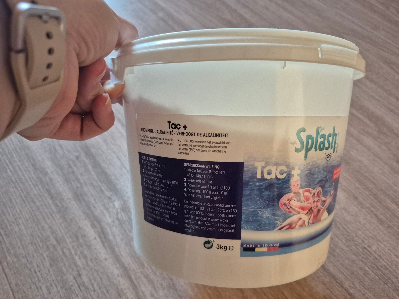 Splash tac+, Ophalen, Nieuw, Reinigingsmiddel