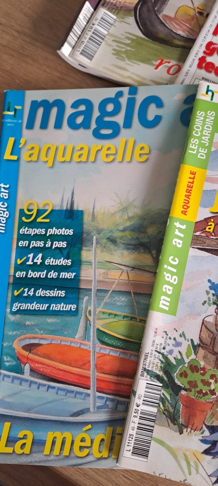 8 livres pour la peinture à l'aquarelle, Enlèvement ou Envoi