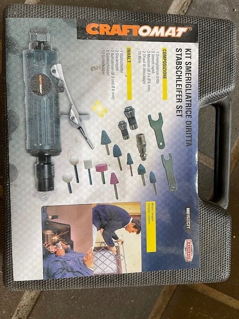 Dremel op perslucht, Ophalen, Zo goed als nieuw, Minder dan 6 bar, Mobiel