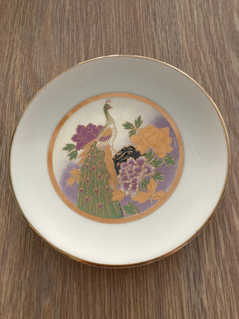Prachtige Japans bord Chokin verguld 24 karat goud, Antiek en Kunst, Antiek | Porselein, Ophalen of Verzenden