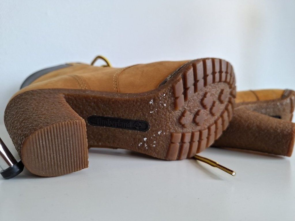 Timberland Bottines Dames Hak Wheat Nubuck Maat 37, Bruin, Lage of Enkellaarzen, Ophalen of Verzenden, Gedragen