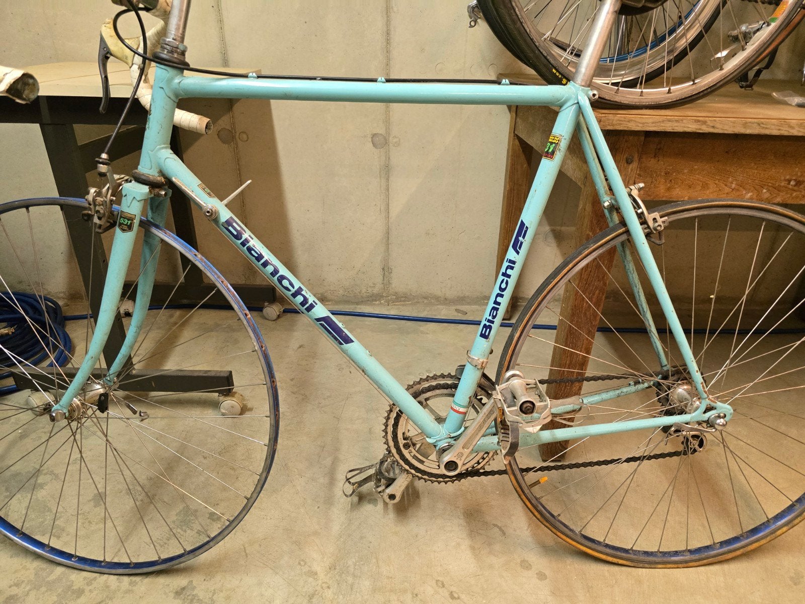 Bianchi retro koersfiets maat 59, Ophalen