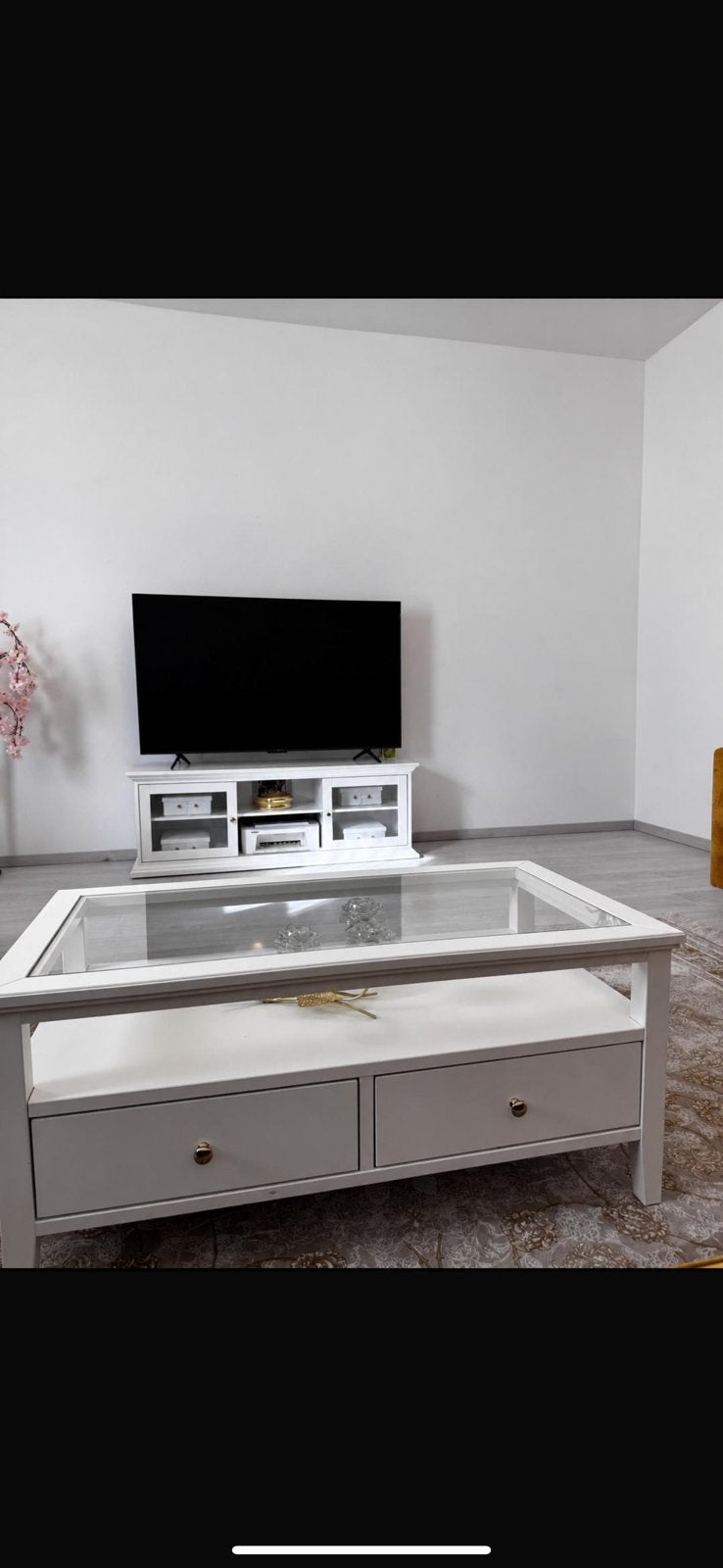 table basse + meuble tv, Enlèvement, Comme neuf