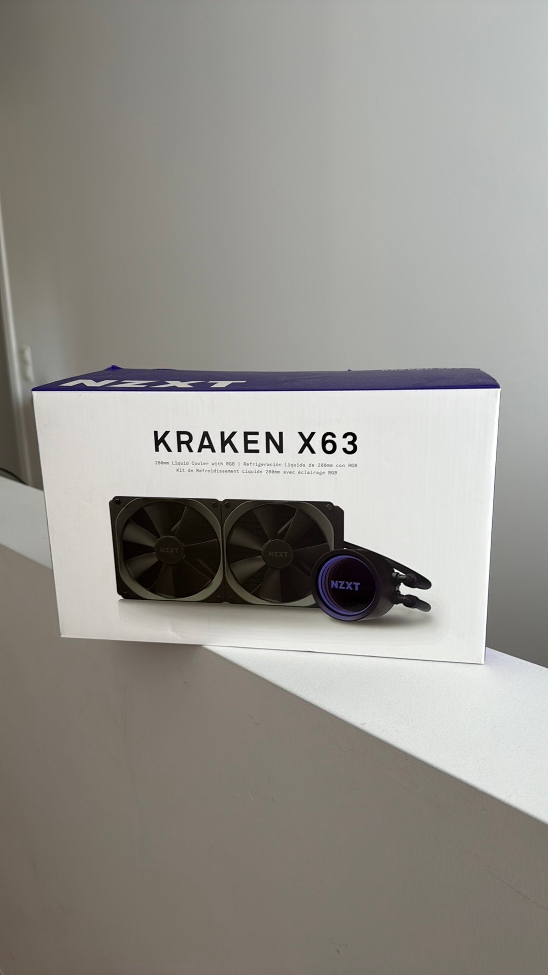 NZXT Kraken X63 met RGB, Computers en Software, Ophalen of Verzenden, Zo goed als nieuw, Waterkoeling