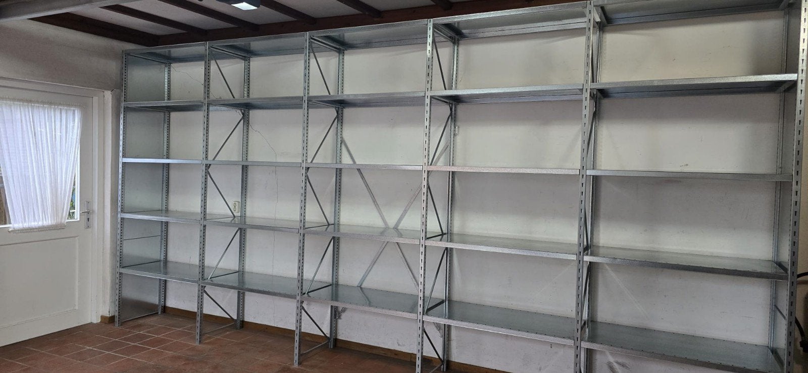 5,1 meter stow legbordstelling  magazijninrichting stelling, Ophalen