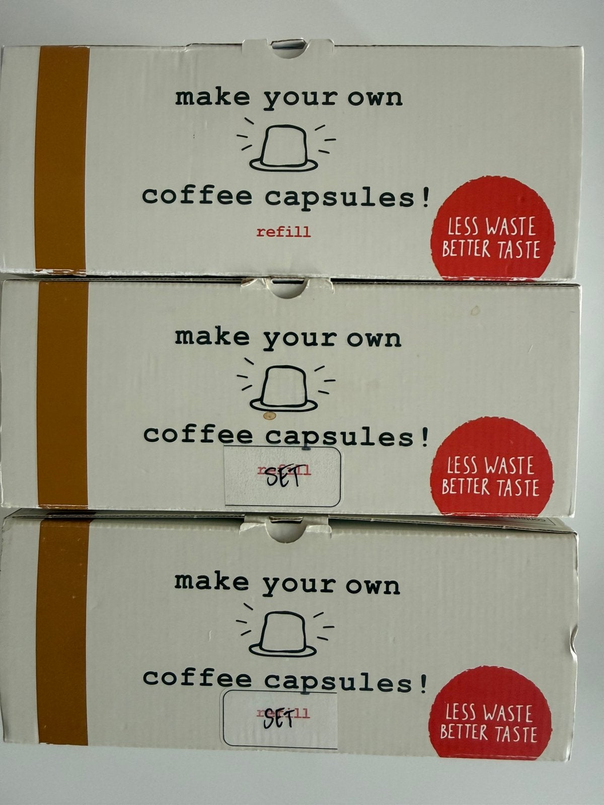 Koffiecapsules hervulbaar, Enlèvement