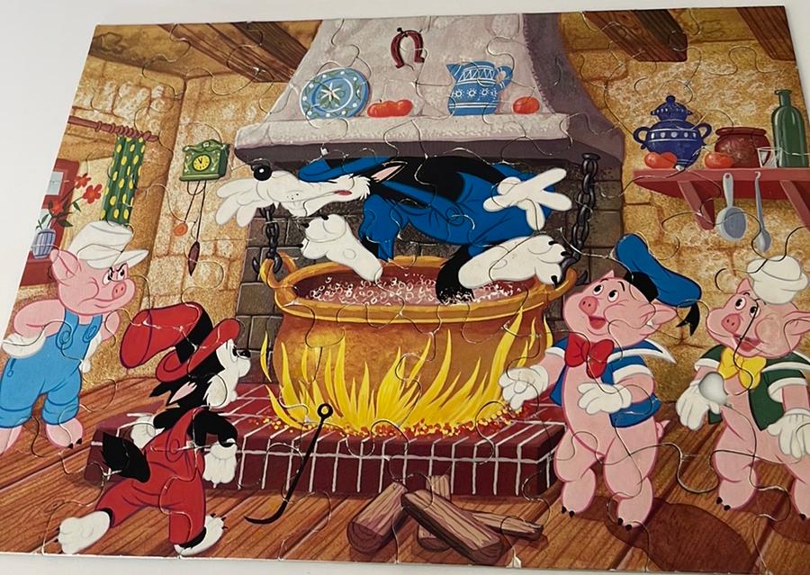 Vintage Disney-puzzelset van de fabrikant Schmidt Spiel 2 st, Ophalen of Verzenden, Gebruikt