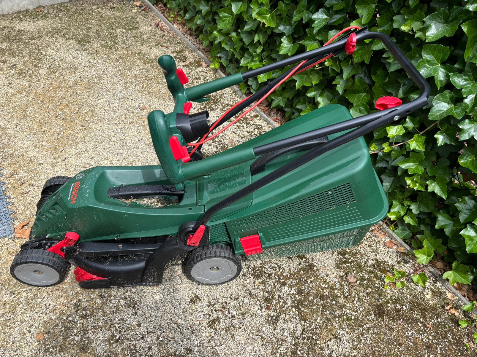 Elektrische grasmaaier Bosch met snoer (geen batterij), Enlèvement, Comme neuf, Tondeuses à gazon électriques