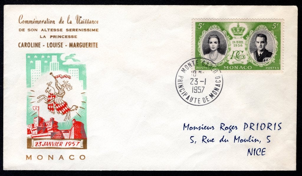 MONACO Yt. 476 Princesse Caroline-Louise-Marguerite, Verzenden, Monaco, Gestempeld