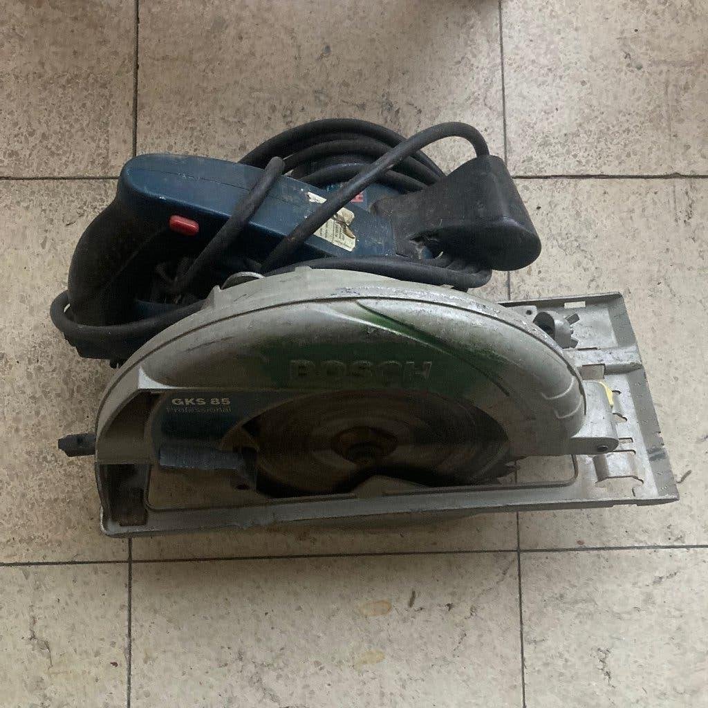 Cirkelzaag Bosch professional GKS85, Ophalen, Gebruikt, Cirkelzaag