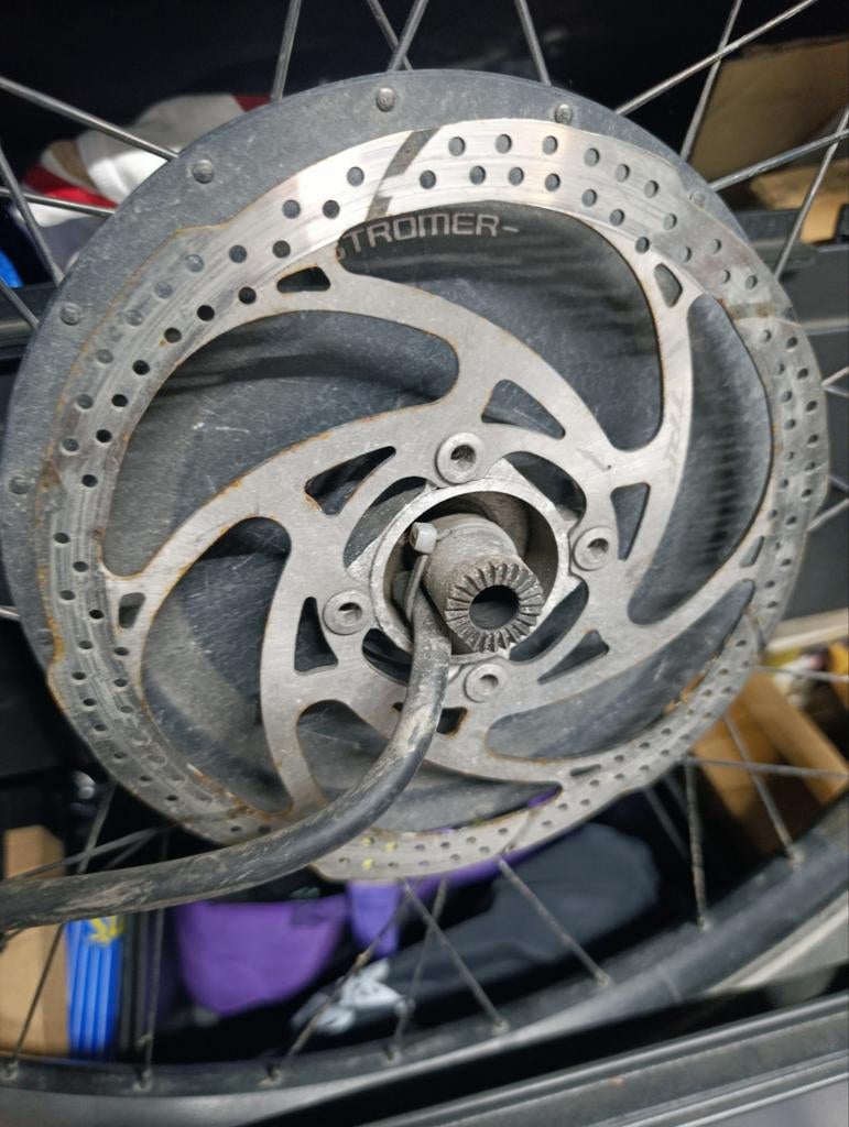 Goede motor achterwiel stromer st1 8000km, Fietsen en Brommers, Fietsonderdelen, Ophalen, Motor