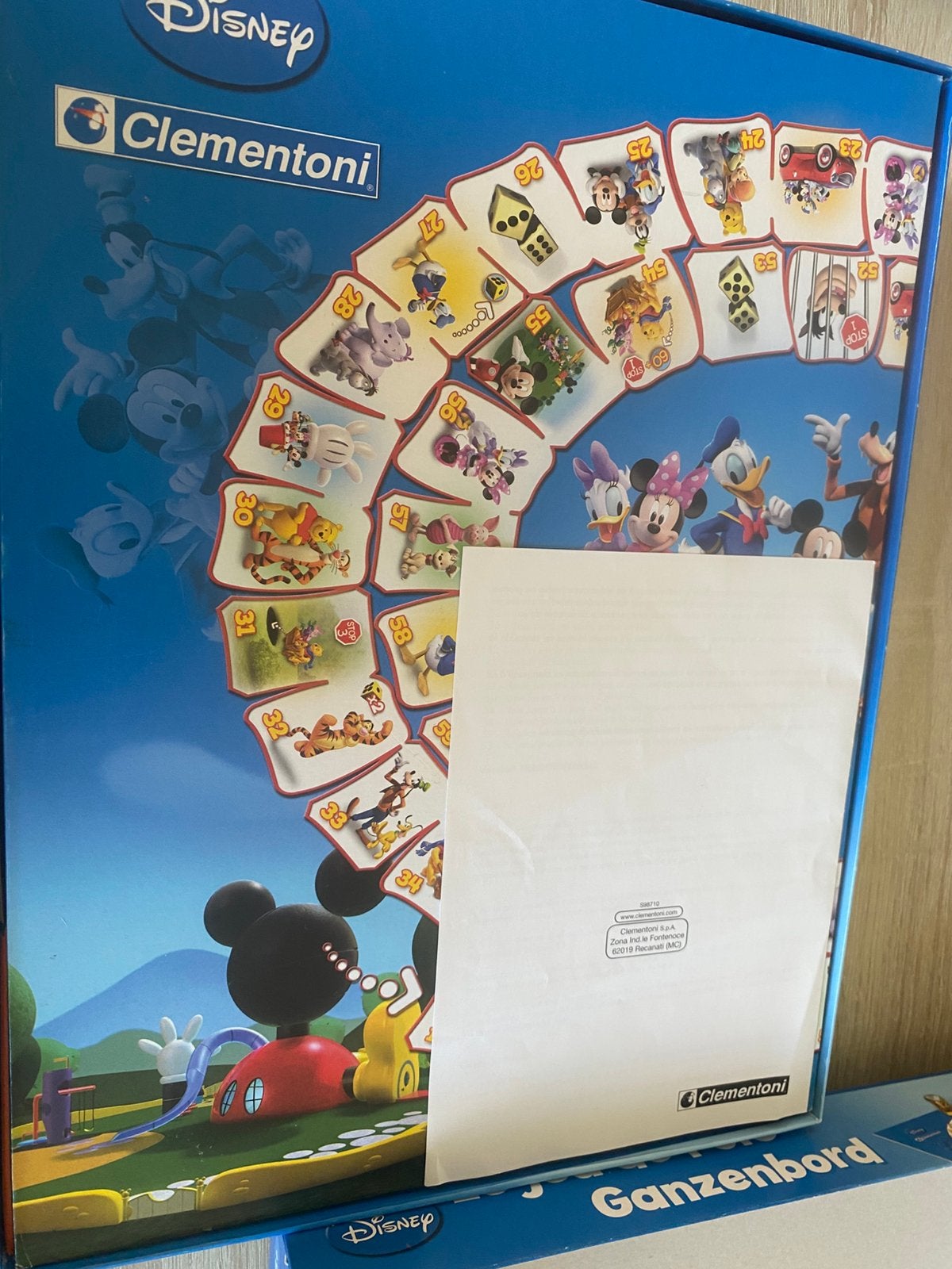 Disney ganzenbord, Hobby en Vrije tijd, Drie of vier spelers, Ophalen of Verzenden, Zo goed als nieuw