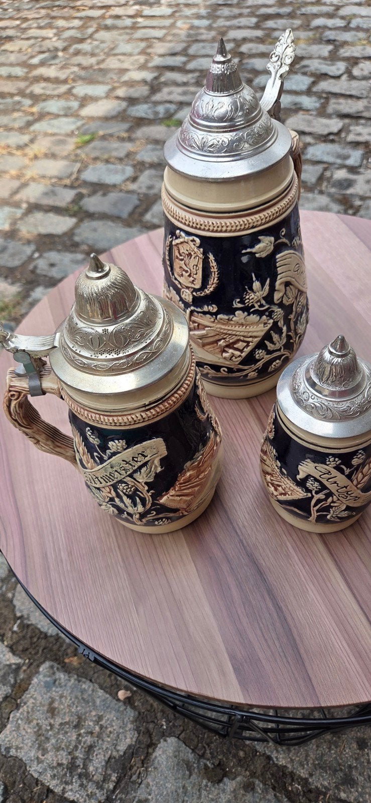 set van 3 Duitse mokken, Ophalen of Verzenden