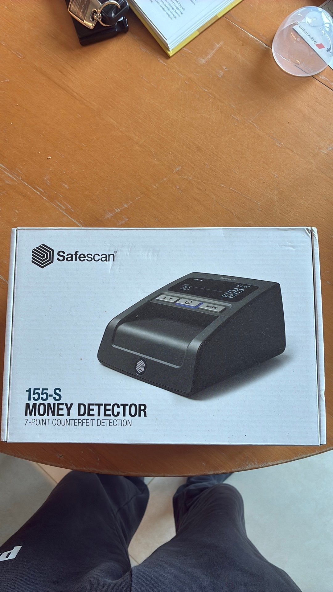 Safescan gelddetector, Enlèvement
