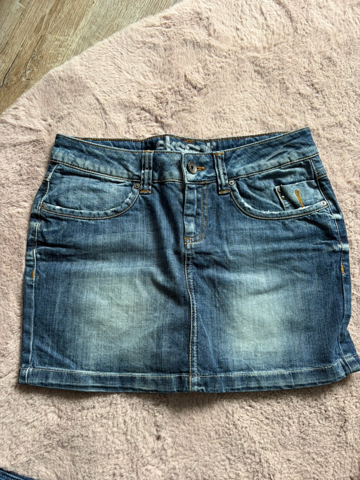 Spijker rokje zgan! Merk Eksept maat XS, Kleding | Dames, Rokken, Ophalen of Verzenden, Zo goed als nieuw, Maat 34 (XS) of kleiner