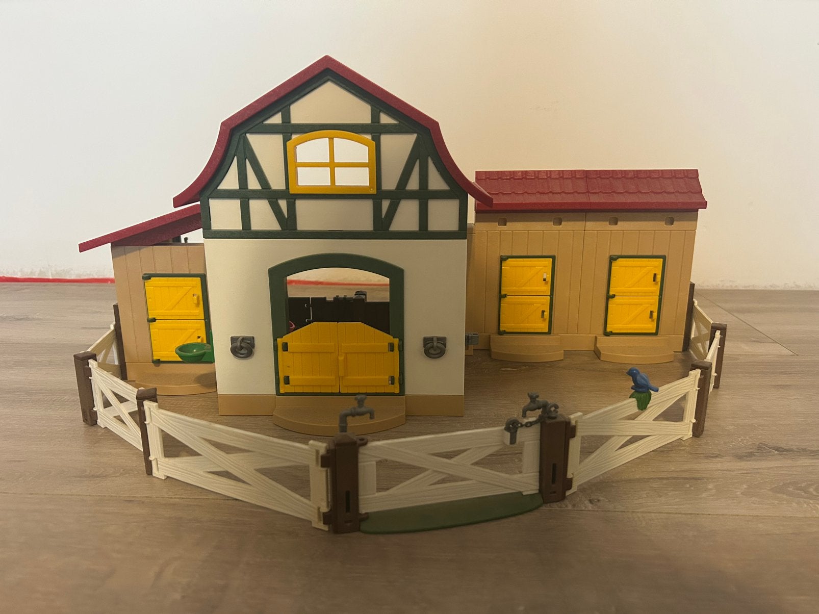 Playmobil country ponypark 6927 + extra stal met pony’s, Kinderen en Baby's, Speelgoed | Playmobil, Gebruikt, Complete set, Ophalen of Verzenden