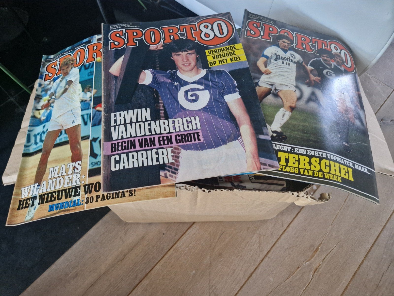 Grande collection de magazines SPORT 80 (+-200 pièces), Enlèvement, Utilisé, Livre ou Revue