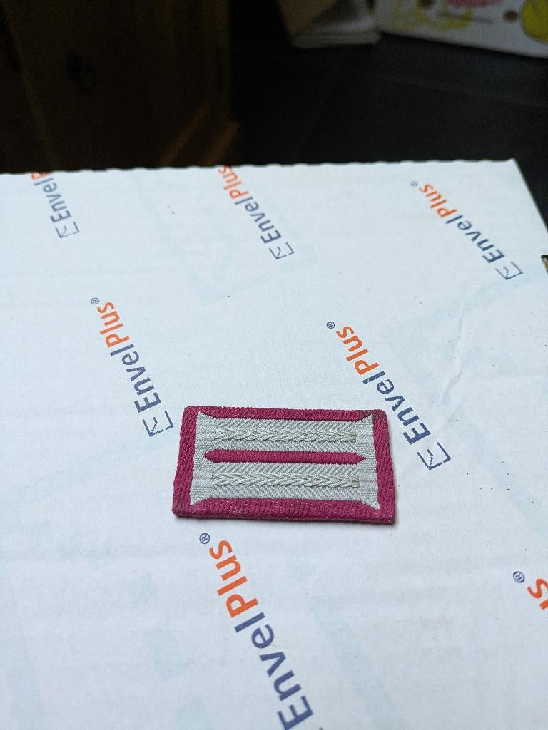 Kraagspiegel ABC abwehr niet officier, Ophalen of Verzenden, Landmacht, Embleem of Badge