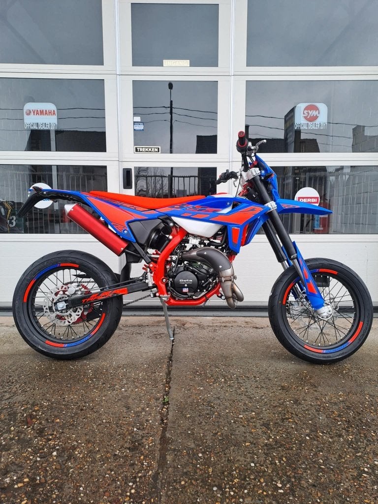 Beta RR 50 Motard Track Blue Nieuw, Fietsen en Brommers, 6 versnellingen, Nieuw, 50 cc, Ophalen