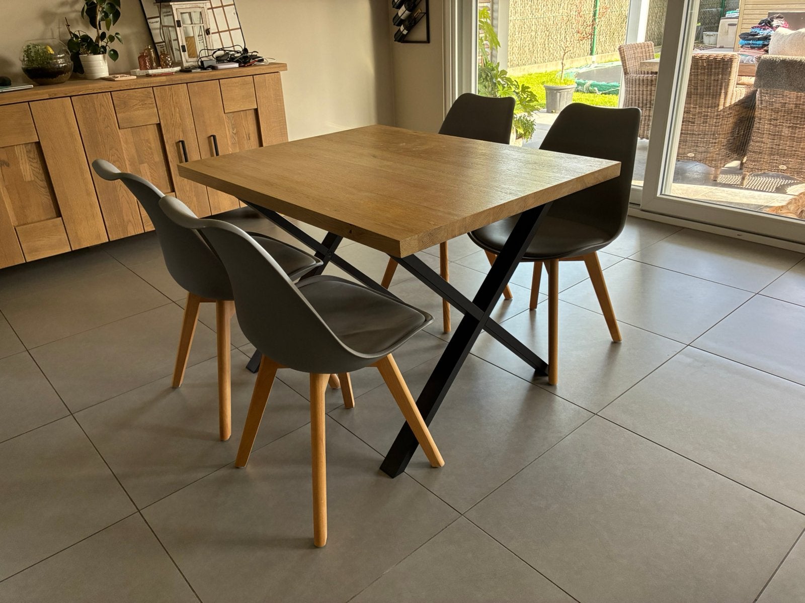 4 stoelen, Huis en Inrichting, Ophalen, Zo goed als nieuw